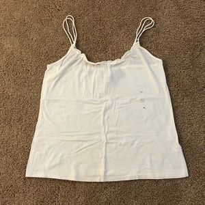 NWT Abercrombie & Fitch White Cotton Tank